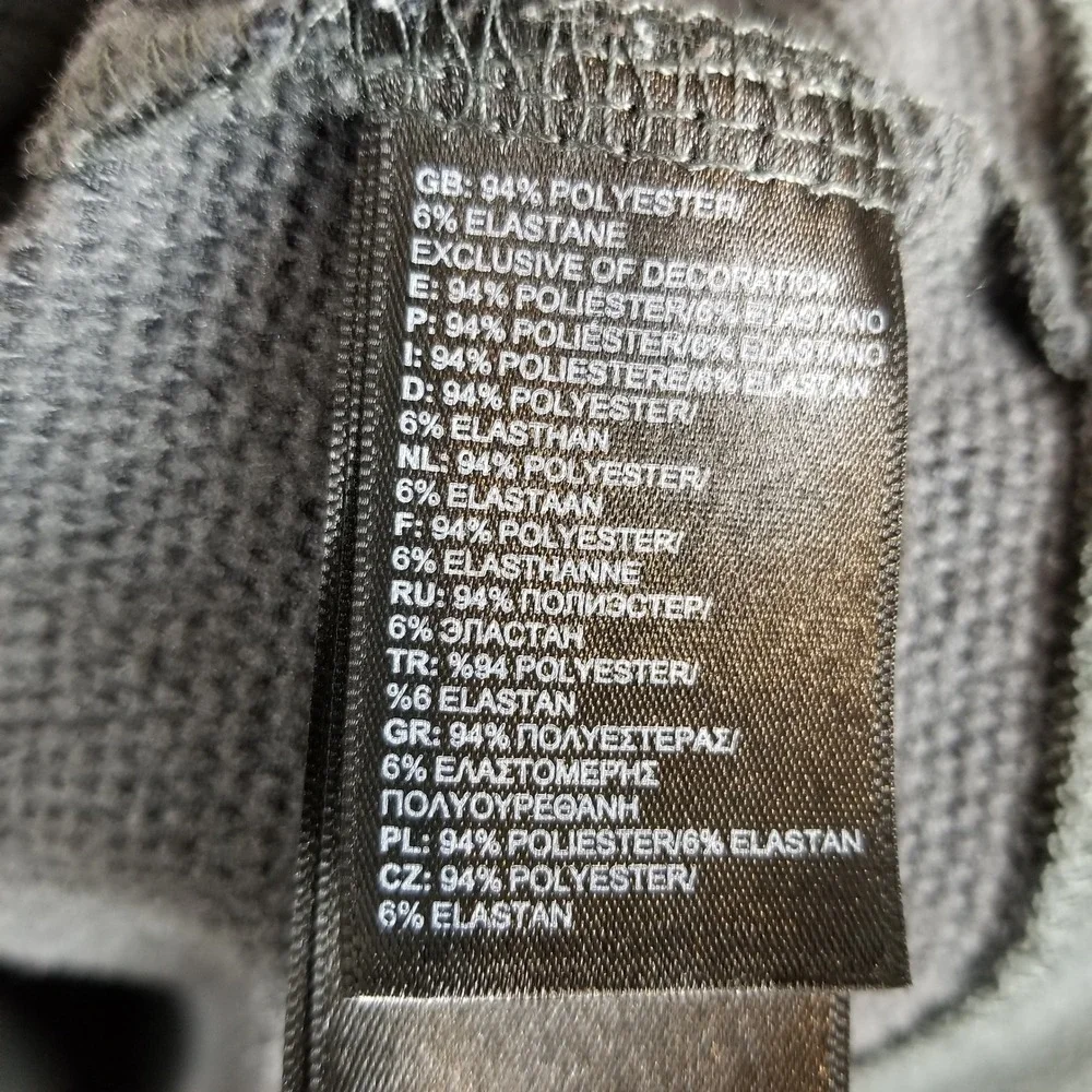 The North Face Mens Apex Bionic‎ Softshell Jacket Gray Full Zip Size L Large